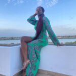 Ama K. Abebrese Instagram – Living my blessed life 💛 
Birthday living!!
