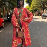Ama K. Abebrese Instagram - African Luxe ✨ With @marian_kwei and @samson_soboye Wearing @samson_soboye Afrikimono with @ewuraba_bags_gh bag.