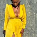 Ama K. Abebrese Instagram - Yellow is my favourite colour. Can you guess why?? 💛✨✨✨