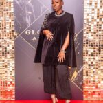 Ama K. Abebrese Instagram - It was a pleasure to host the 5th annual @glomamauk Awards. ✨ Styled by @marian_kwei Cape: @zeynepkartalofficial Shoes: @10thfloorbrand Jewellery: @bysarachristie Hair: @joshhairandbeauty MUA: @jessica__asah 📸 @emmanuelmireku_photography #glomamaawards #glomamaawards2023