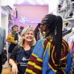 Ama K. Abebrese Instagram - At the @mindcarnaby x @marian_kwei styling and shopping event in support of mental health. Shopping at @mindcharityshops helps @mindcharity, the leading mental health charity in England and Wales support the one in four that will experience a mental health problem in a year. MIND will not stop till everyone experiencing a mental health problem receives support and. #mentalhealthawareness With @agnes.agyepong 👗: @sandracummingstrends 👜: @ewuraba_bags_gh 📸 @1stoftheworstv2
