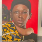 Ama K. Abebrese Instagram - Happy International Women’s Day and Women’s History Month. 👑 This work by @jeremiahquarshie is entitled ‘AMA YAA’ a painting in which he reimagines Yaa Asantewaa, the Queen Mother of Ejisu of the Ashanti Empire. In 1900, she led the Ashanti war also known as the Yaa Asantewaa War of Independence, against the British Empire. The painting makes allusions to the relationship between the Asahanti and the British empire which results in the creation of a new country called Ghana. This is signified by the muse of the painting, Ama K. Abebrese, carrying a child who also shows physical signs of a mixed heritage - a post colonial reference to the birth of a country that adopted a mix of local and British ways in lifestyle and governance. Costume: @afriyahafrica #yaaasantewaa #nanayaaasantewaa #postcolonialism