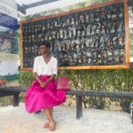 Ama K. Abebrese Instagram - At the launch of @mckingtorchafrica bus shelter project. Accra’s first public bus shelter made from recycled and upcycled plastic waste collected from the streets and beaches of Accra and powered by solar. Located at Dzorwulu Junction traffic lights. Sponsored by @geodrill.gh ✨ #streetsofaccra #sustainability #theshelterprojectaccra