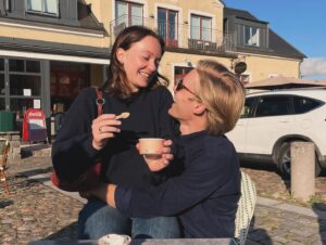 Amalia Holm Bjelke Instagram - 3 photos of me in some sunny places of 2023. No 4 is my eternal sunny place though!! ✨Olof✨, my companion of four years and now to be husband of 2024 💃🏻💍 Wehoo!