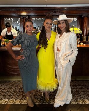 Amanda Brugel Instagram - Grateful for my ferociously smart, accomplished, philanthropic, beautiful, provocative village of artists. 
#connectivetissue @tiff_net