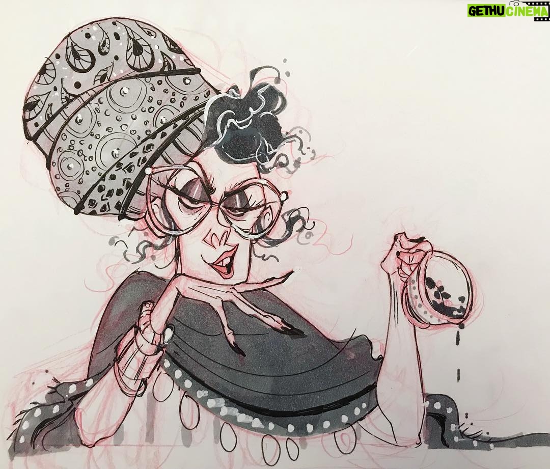 Amanda Jolly - 6K Likes - READ YOUR TEA LEAVES?.
.
Iiiiiiit’s that #inktober time of yeeeear. No idea how much participation I’m up for this time, but today I had some freedom and wanted to honor the drawing-season. :D.
.
Happy inking!.
#inktober #animation #characterdesign #visualdevelopment #fortuneteller #illustration #amandajolly