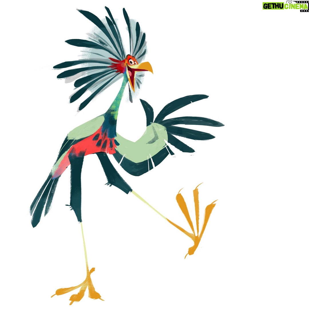 Amanda Jolly - 5.4K Likes - A bunch of us on #RapunzelsTangledAdventure are doing birdsonas in honor of this Sunday’s upcoming episode where there are some bird-transforming shenanigans. Here’s me-bird. If I’m being honest, the most genuine bird representation for me is Kevin from Up, but if I have to make one of my own... haha. .
.
I’m a colorful secretary bird. Haha.
.
#characterdesign #animation #visualdevelopment #tangledtheseries #disney #digitalart #freebirdsona #birdsona #illustration