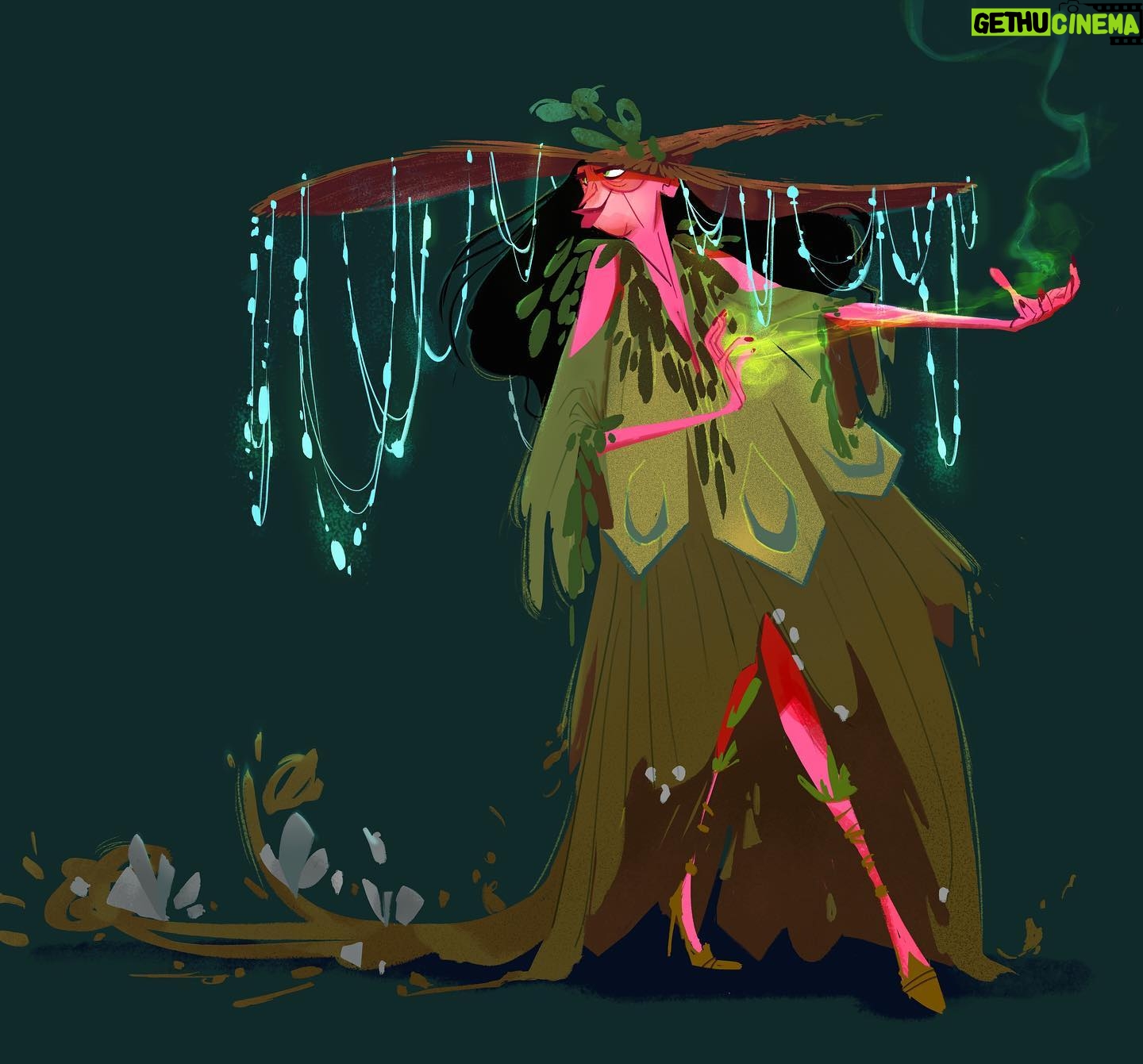 Amanda Jolly - 6.1K Likes - Nature witch! So, hello #witchtober number 2! I’ve now done double what I realistically thought I would, so everything from here on out is a feat of pure... maaaagic? Keep your throwing-tomatoes to yourself, thanks. Still trying to shake off illness, so we’ll see what lies ahead! .
.
#animation #characterdesign #visualdevelopment #illustration #witch #halloween #digitalart #amandajolly