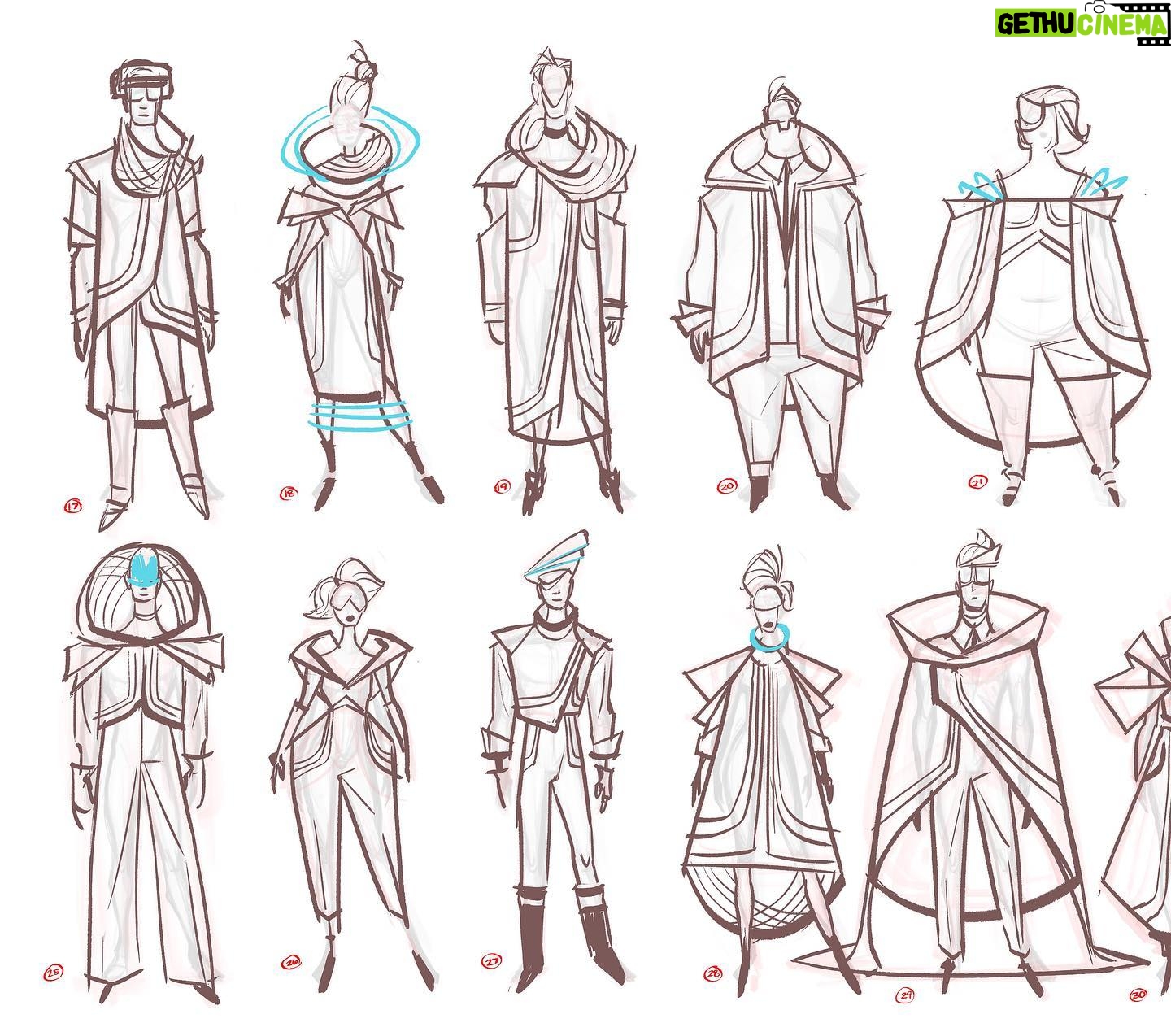 Amanda Jolly - 4.1K Likes - Costumes for 2099’s world! Honestly, this was some of my favorite stuff I did on the project, and I think the film went in a different direction later. Lol. C’est la vie! That’s what posting is for!
I got tasked to come up with a unique clothing style for the people of Nuevo York. When we started, it was very aspirational retro future, so I pulled a ton of my language from old Syd Mead, mid cen architecture, and clothing from the 60’s. I covered a lot of ground from athleisure to work wear to street wear to fancy-pants people. Haha. Super satisfying.
#acrossthespiderverse #spiderverse #spiderverse2099
#characterdesign #costumedesign #animation #spiderverseart