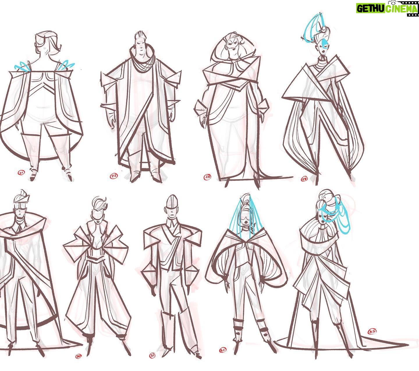Amanda Jolly - 4.1K Likes - Costumes for 2099’s world! Honestly, this was some of my favorite stuff I did on the project, and I think the film went in a different direction later. Lol. C’est la vie! That’s what posting is for!
I got tasked to come up with a unique clothing style for the people of Nuevo York. When we started, it was very aspirational retro future, so I pulled a ton of my language from old Syd Mead, mid cen architecture, and clothing from the 60’s. I covered a lot of ground from athleisure to work wear to street wear to fancy-pants people. Haha. Super satisfying.
#acrossthespiderverse #spiderverse #spiderverse2099
#characterdesign #costumedesign #animation #spiderverseart