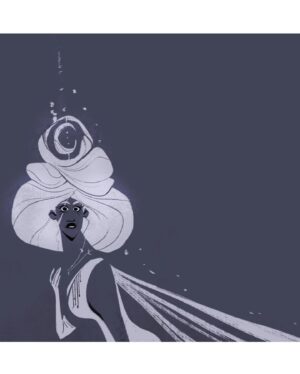 Amanda Jolly Instagram - Moon Maiden
.
.
.
Trying to get back into the swing of things. 
#drawcember