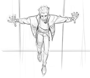 Amanda Jolly Instagram - Miles!  Miles and Gwen were the first characters I touched when I joined the show.  We were trying to figure out how to age up Miles SLIGHTLY, have him a little more comfortable in his skin, while also making him feel like the same kid we loved in the first film. 

#acrossthespiderverse #spiderverse #milesmorales #spiderverseart #spiderman #characterdesign #animation