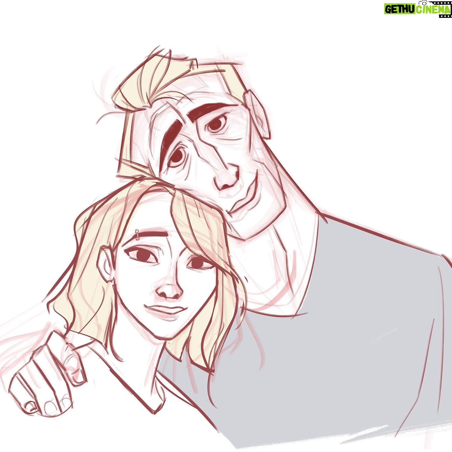 Amanda Jolly - 7.6K Likes - More early George Stacy. After we saw Spiderverse, my husband said, “Was this a movie about how parenting is hard?” Pfffffthaha. But also yes. These are more exploratory pieces, imagining a tough dinner convo with Gwen. Then another potential photo of them. Haha.
#acrossthespiderverse #spiderverse #spiderverseart #characterdesign #animation