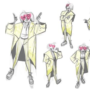 Amanda Jolly Instagram - More Lyla!  Trying to get in some attitude and personality as well as looking at some subtle facial differences. 

#acrossthespiderverse #spiderverse #spiderverselyla #spiderversecharacterdesign #characterdesign #animation