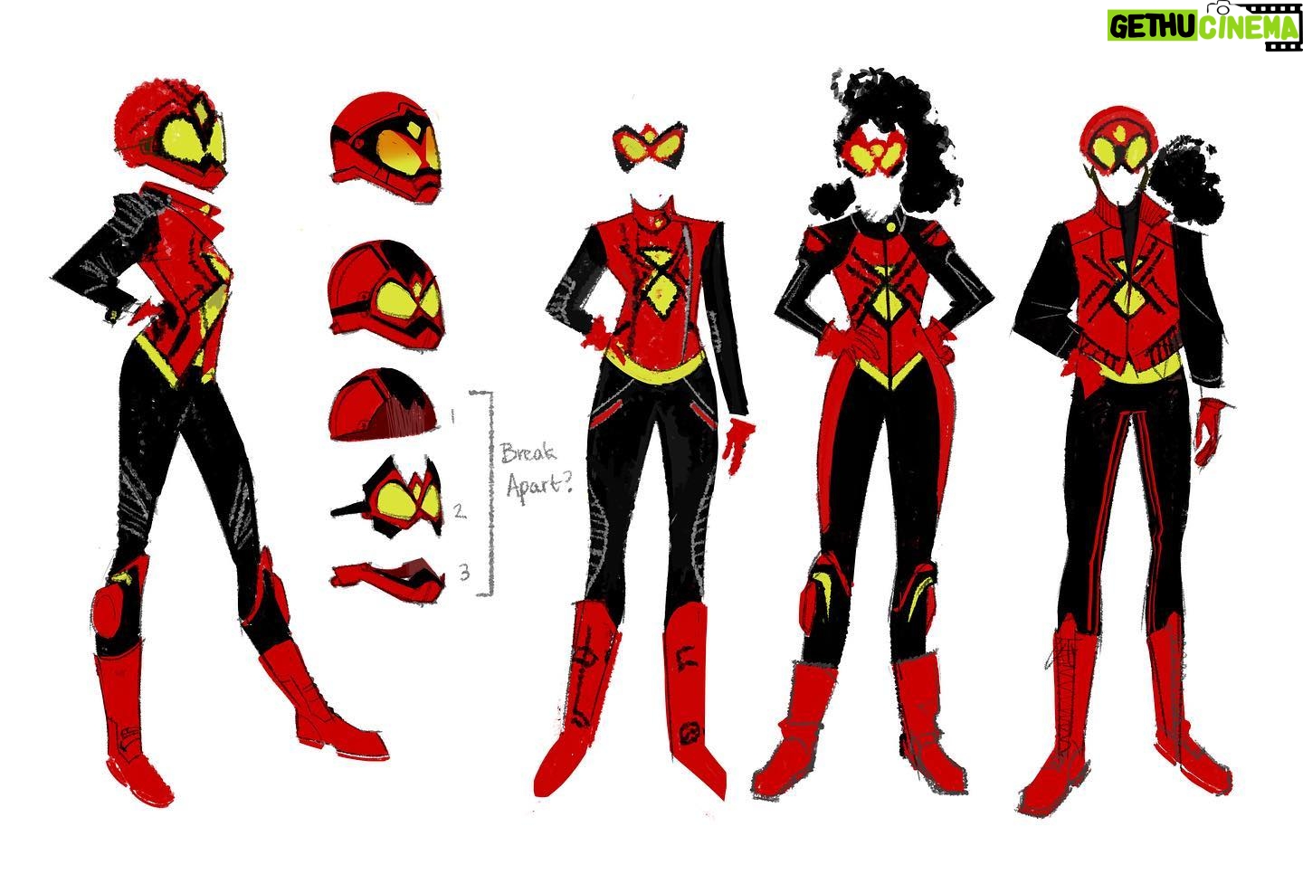 Amanda Jolly - 14.2K Likes - More Jess! Her motorcycle is a pretty big facet of her in the comics, so I wanted to push how it could be incorporated into her character and design more. I got really inspired by moto-cross stunts and loved the idea that her bike could get infused into her fighting style with similar moves. I also started looking for ways she could have a full helmet that broke apart into a mask. Loved making these!
#acrossthespiderverse #jessicadrew #jessicadrewspiderverse #spiderverseart #characterdesign #animation #spiderverse