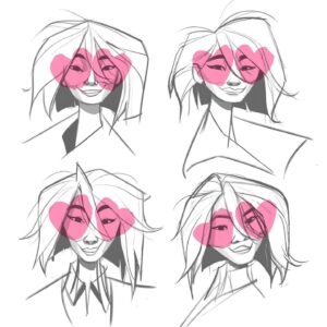 Amanda Jolly Instagram - More Lyla!  Trying to get in some attitude and personality as well as looking at some subtle facial differences. 

#acrossthespiderverse #spiderverse #spiderverselyla #spiderversecharacterdesign #characterdesign #animation