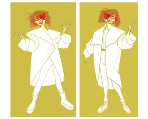 Amanda Jolly Instagram - Some Lylas!  I was tasked with giving her an update, so I spent a lot of time looking at “lab coats but make them runway.” :)

#acrossthespiderverse #spiderverselyla #spiderversecharacterdesign #characterdesign #animation