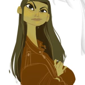 Amanda Jolly Instagram - It’s been 84 years.  No, but I truly haven’t drawn for myself in months, so here’s a doodle.  Whenever I come back to personal art, I always find myself reaching for different things stylistically.  How about you? .
.
#characterdesign #animation #digitalart #illustration #visualdevelopment #amandajolly