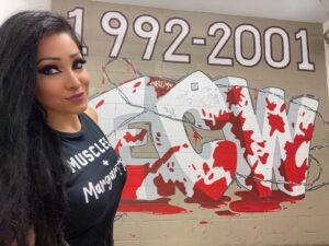 Amanda León Instagram - Wrestled at the @2300arena for years with @ringofhonor and never got a pic with “the wall” lol (it’s in the men’s bathroom) finally got one along with the other gals in ROH. We made it a mission before doors opened for fans 😂💖
⛓🩸⛓🩸⛓🩸⛓🩸

—————————————————————— 

 
#roh #ringofhonor #wrestling #watchroh #thisiswrestling #ecw #wrestlingnews  #wrestlingfans #wrestlingmemes  #wrestlingfan #wrestlingfigures #wrestlingfigs #wrestlinglife  #youtuber #prowrestling #aew #tna #impact #wwe #nxt #stardomwrestling  #njpw #mlw #gcw #makeup #hair #goddess #tv #youtube  #witchywoman