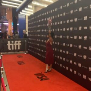 Amanda Arcuri Instagram - my first tiff for a special film 💘