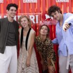 Amanda Campana Instagram - Grateful. @manintownofficial @davide_musto @federicopoletti @andreasmercante @edoardoa @yd_actors_yvonnedabbraccio Styling: @clascutti @stellamccartney #NextGenerationAwards #manInTown #venezia79