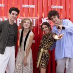 Amanda Campana Instagram - Grateful. @manintownofficial @davide_musto @federicopoletti @andreasmercante @edoardoa @yd_actors_yvonnedabbraccio Styling: @clascutti @stellamccartney #NextGenerationAwards #manInTown #venezia79