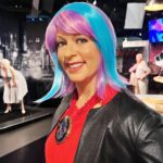 Amanda Keller Instagram - 💜💙 @amandarosekeller beautiful new two-tone do 💇‍♀️ @MadameTussaudsSydney has teamed up with @worldsgreatestshave for a unique experience. From 15 to 18 February come in and get your Shave, Cut or Spray Colour and support Australians impacted by #bloodcancer. Get a Cut, Spray Colour or Shave 25% off general admission entry ticket when you donate $20 or more to the #worldsgreatestshave 💙 For more info visit the @tussaudssydney #linkinbio #TussaudsSydneyxWGS #TussaudsSydney #Wax #DarlingHarbour #ThatsBloodyBeautiful #HairInspo #HairTransformation #bloodcancerawareness
