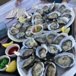Amanda Keller Instagram - It started well. Delicious oysters from @jimwildsoysters for lunch. We bought prawns there too to make a pasta for dinner. A sunset drink must have brought me unstuck, because the whole thing slipped and hit the deck. Cheese and crackers for dinner!