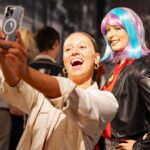 Amanda Keller Instagram - 💜💙 @amandarosekeller beautiful new two-tone do 💇‍♀️ @MadameTussaudsSydney has teamed up with @worldsgreatestshave for a unique experience. From 15 to 18 February come in and get your Shave, Cut or Spray Colour and support Australians impacted by #bloodcancer. Get a Cut, Spray Colour or Shave 25% off general admission entry ticket when you donate $20 or more to the #worldsgreatestshave 💙 For more info visit the @tussaudssydney #linkinbio #TussaudsSydneyxWGS #TussaudsSydney #Wax #DarlingHarbour #ThatsBloodyBeautiful #HairInspo #HairTransformation #bloodcancerawareness