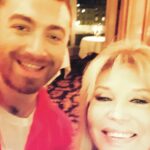 Amanda Lear Instagram - Meeting SAM SMITH..🎶🌈
