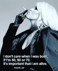 Amanda Lear Instagram - Wise words