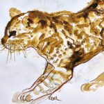 Amanda Lear Instagram – What’s new pussycat..#cat #sepia #ink #