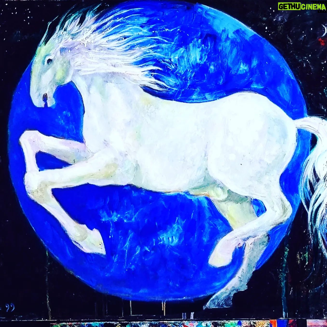 Amanda Lear Instagram - Apocalypse..#palehorse #1999 #saintjohn #endoftheworld #