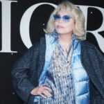 Amanda Lear Instagram – Dressed in DIOR by Kim Jones #fashionweek #dior #