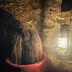 Amanda Owen Instagram - Fair weather ☀️ or foul ❄️ , day 🌞 or night 🌙 there’s tasks to do. 🐴 🐴 #yorkshire #weather #snow #lantern #day #night #farm #blizzard #horses #animals