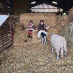 Amanda Owen Instagram – 👭👫Many hands.👭👫
#yorkshire #shepherdess #lambingtime