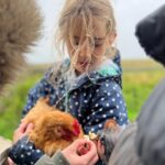 Amanda Owen Instagram - A hen party 🐔🎉 Hatching a plan. 🐔 🐣 Popcorn chicken. 🐔🍿 #chicken #hens #henparty