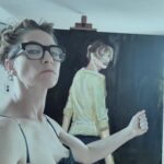 Amanda Palmer Instagram - Who’s afraid of little old me? (Painting by @insta_grammaticas, in the garrett of @gravesidevariety).