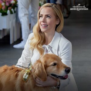Amanda Schull Instagram - Do you like dogs, hope and faith? Well, have I got Sunday night plans for you! #TheBlessingBracelet premieres this weekend: Sun April 9 at 7/6c on @hallmarkmovie