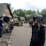 Amanda Schull Instagram - #TBT Prague, 2017. But also, England, 1491. Does anyone remember who Cassie and Cole found in that village? 📸: by the lovely @grossman5779 • • • #12Monkeys #thiswasmylastdayonset