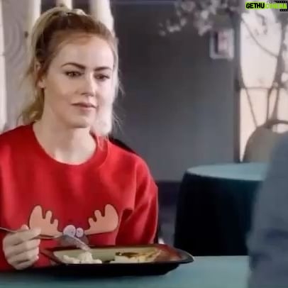 Amanda Schull Instagram - #tbt To this fun #romanticcomedy #RomanceRetreat with the hideously charming @jonesing4morgan and painfully gracious @ericsamhicks. • • *Fun fact* The eggs really were not very tasty and it really was so cold my face hurt. #notacting