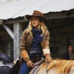 Amanda Schull Instagram – 3 years ago this week I was a cow person in 1852. 
Swipe left to see some of my fellow cow folk and a birdseye view of the epic tent world created for #12Monkeys. 
Fun fact: my horse did not care for me. 
@emilyhampshire 
@aaronastanford @tstashwick @the_joe_menendez 
#tbt 
#cowfolk #verywildwest #butactuallywildwildcanada