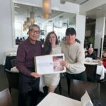 Amber Martinez Instagram - Lunch with Lawton and friends.😊🥂🎉Congratulations to Lawton, on his new line "BioHack Coffee"! Keeping you younger, longer! Thank you, for the lovely custom Chanel thermos and the Biohack Coffee! Tastes amazing!❤️👍@lawtontangmd @drlawtontang @biohackcoffee @biohackcoffee_ #ambermartinez #biohackcoffee #lawtontang #lawtontangmd #biohack #Coffee #ambermartinezactress #ambermartinezactor #toryburch #michaelkors #dior #amber_martinez