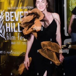 Amber Martinez Instagram - Amber Martinez walks the red carpet, at the Beverly Hills Film Festival 🎬 Wearing a gown by Kiki Wang @kikiwangfashion and earrings by LeezaD @leezadjewelry ❤️ Photos by Nelson Shen, Alamy @nelson.shen 😊 #ambermartinez #celeb #beverlyhillsfilmfestival #kikiwang #festival #redcarpet #ambermartinezstar #ambermartinezactress #couture #fashion #celebrity #ambermartinezphoto #star #celebritynews #ambermartinezactor #movies  #ambermartinezcelebrity #ambermartinezstar #actress #ambermartinezact #ambermartineznews #ambermartineztv #ambermartineztelevision #ambermartinez🎬photo #ambermartinezphoto #ambermartinezacts #hair  #ambermartinezfilm #ambermartinezfilms #photo #style