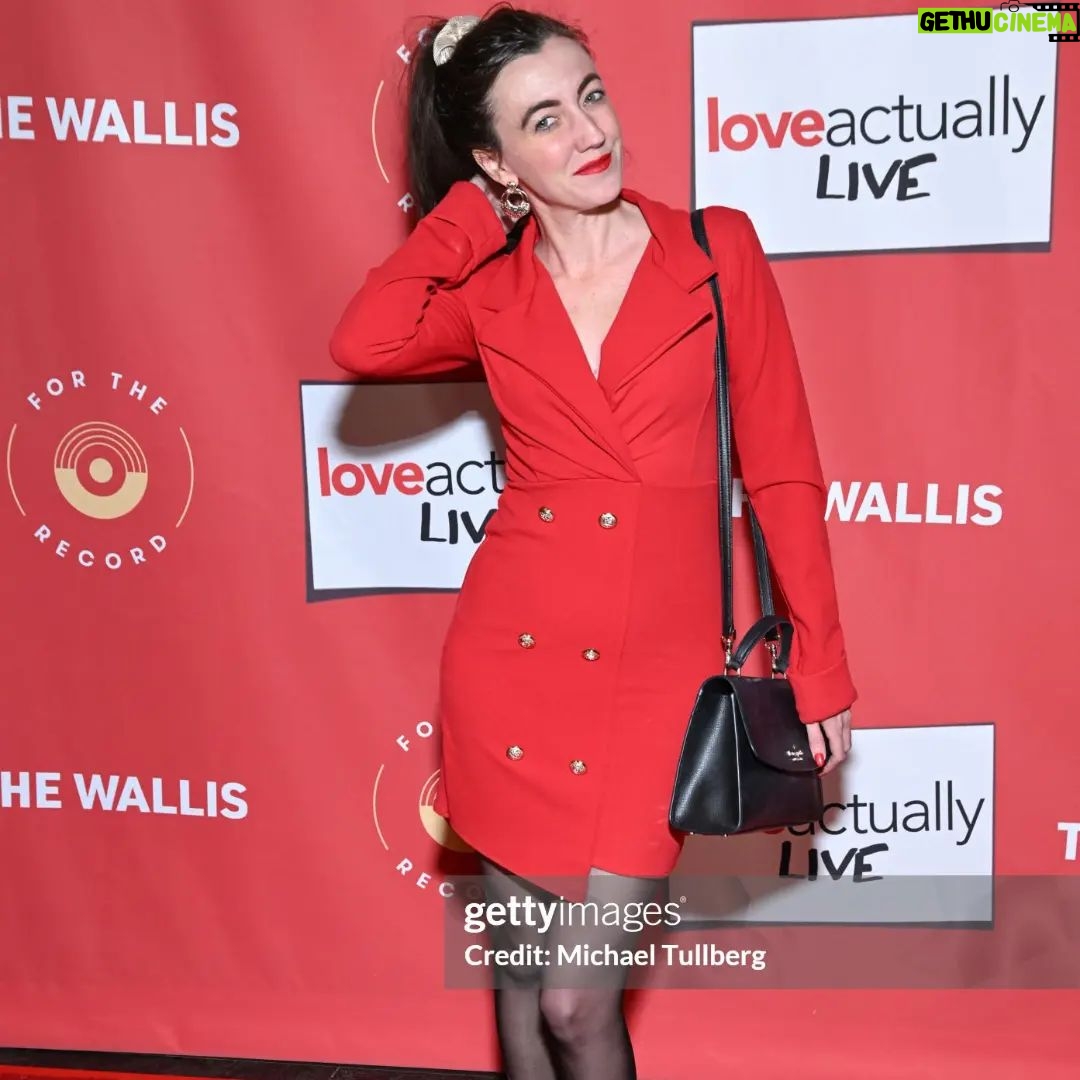 Amber Martinez Instagram - Amber Martinez attends the Opening Night of "Love Actually Live" ❤️🎤Premiering at The Wallis Annenberg, in Beverly Hills 🎶 Thank you to Kyle at DKC News/DKC PR, The Wallis Annenberg, and the producers of "Love Actually Live", for the fabulous invitation! I had such a lovely time and the cast is incredibly talented! @dkcnews @thewallisbh @loveactuallyinconcert 🎶❤️Photos by Michael Tullberg, Getty Images @michaeltullberg 😊Wearing a dress by Pretty Little Thing @prettylittlething 🎄🎁🎶 #ambermartinez #loveactually #redcarpet #ambermartinezactress #ambermartinezactor #red #holiday #premiere #theatre #musical #ambermartinezcelebrity #holidayseason