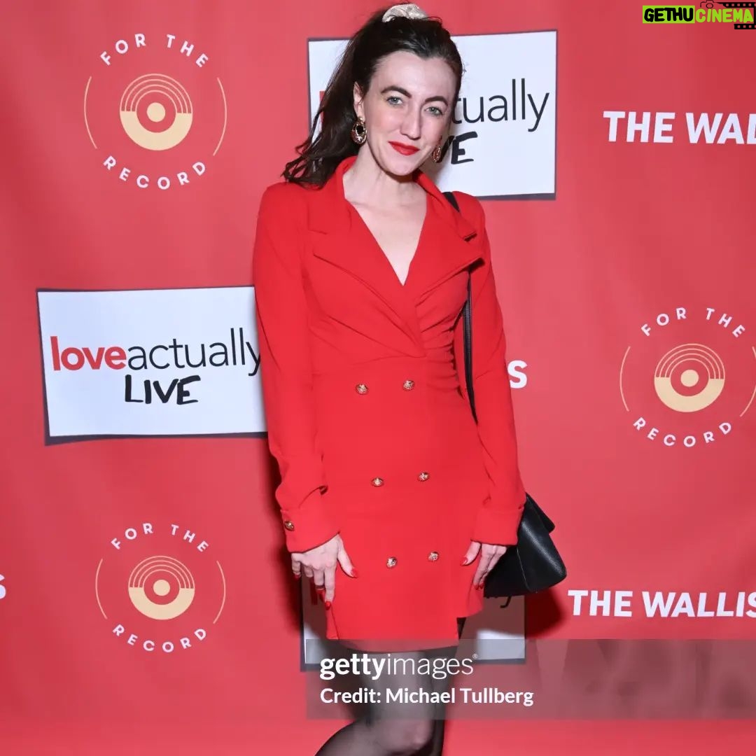 Amber Martinez Instagram - Amber Martinez attends the Opening Night of "Love Actually Live" ❤️🎤Premiering at The Wallis Annenberg, in Beverly Hills 🎶 Thank you to Kyle at DKC News/DKC PR, The Wallis Annenberg, and the producers of "Love Actually Live", for the fabulous invitation! I had such a lovely time and the cast is incredibly talented! @dkcnews @thewallisbh @loveactuallyinconcert 🎶❤️Photos by Michael Tullberg, Getty Images @michaeltullberg 😊Wearing a dress by Pretty Little Thing @prettylittlething 🎄🎁🎶 #ambermartinez #loveactually #redcarpet #ambermartinezactress #ambermartinezactor #red #holiday #premiere #theatre #musical #ambermartinezcelebrity #holidayseason