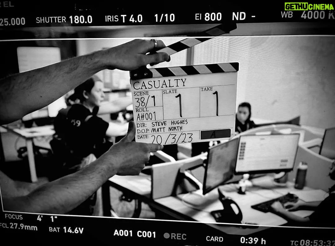 Amber Rose Revah Instagram - I was fortunate to shadow @moviegoblin & @mcbilbo during the making of tonight's episode of @bbccasualtyofficial. Their work is top class and the ep is a stark reminder of the challenges faced by an underfunded NHS @neet_mohan @michaeltstevenson