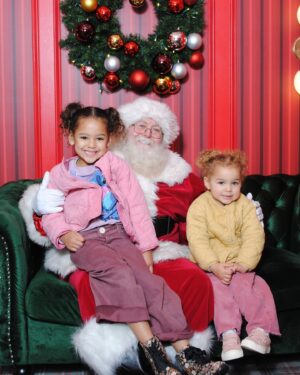 Amber Stevens West Instagram - “That was not the real Santa” - Ava