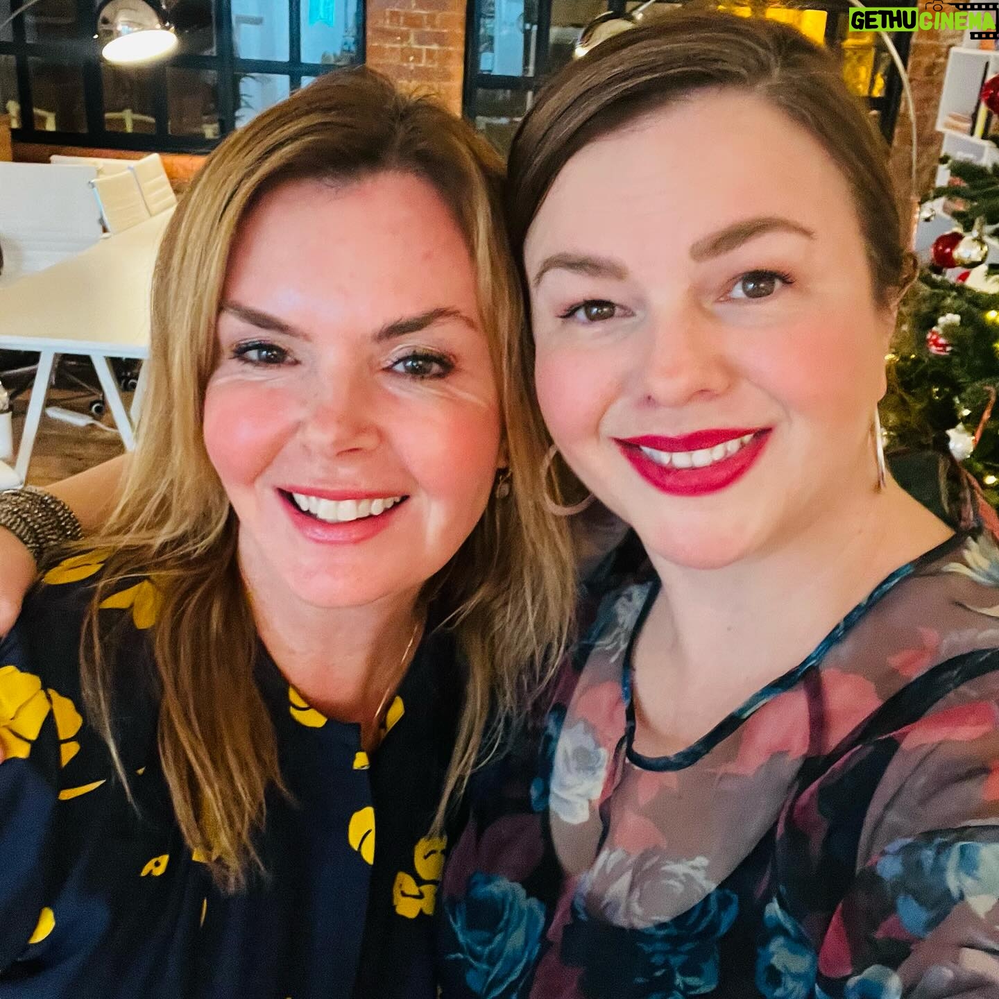 Amber Tamblyn Instagram - Absolutely no business whatsoever wearing this sheer tulle dress and thin polkadot tights in freezing cold December weather in the U.K. but the occasion demanded it. Thank you to my friends @clelia_mountford and @sharonhorgan for hosting a celebration at your Merman offices in London for our book, Listening in the Dark. It only took me a year to get over here but it was worth it. I met the most incredible women artists, thinkers, and storytellers in the room, read a chapter or two, and led everyone in an excersize from the closing chapter of the book aimed at strengthening our relationship to intuitive intelligence and listening to what our gut tells us. A powerful, intimate evening in which I had too much red wine, hugged everyone ferociously, and took a picture of this relatable mushroom hanging on their office wall. I know you’re all going to ask so here’s the look run down: my favorite brand of shoes: @drmartensofficial , the dress by my favorite thrift store in New York @curethrift , lipstick is something like 4 different shades of god knows what was in my bag that I mindlessly applied throughout the night (I have roughly 2-6 lipsticks in my purse at all times.) #ListeningInTheDark #MermanProductions