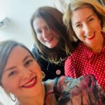 Amber Tamblyn Instagram - Absolutely no business whatsoever wearing this sheer tulle dress and thin polkadot tights in freezing cold December weather in the U.K. but the occasion demanded it. Thank you to my friends @clelia_mountford and @sharonhorgan for hosting a celebration at your Merman offices in London for our book, Listening in the Dark. It only took me a year to get over here but it was worth it. I met the most incredible women artists, thinkers, and storytellers in the room, read a chapter or two, and led everyone in an excersize from the closing chapter of the book aimed at strengthening our relationship to intuitive intelligence and listening to what our gut tells us. A powerful, intimate evening in which I had too much red wine, hugged everyone ferociously, and took a picture of this relatable mushroom hanging on their office wall. I know you’re all going to ask so here’s the look run down: my favorite brand of shoes: @drmartensofficial , the dress by my favorite thrift store in New York @curethrift , lipstick is something like 4 different shades of god knows what was in my bag that I mindlessly applied throughout the night (I have roughly 2-6 lipsticks in my purse at all times.) #ListeningInTheDark #MermanProductions